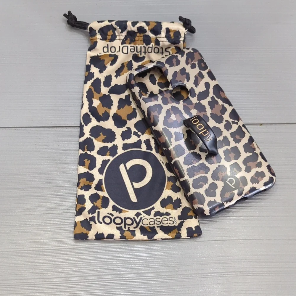 Loopy Google Pixel 5 Black/Brown Animal Leopard Print Case